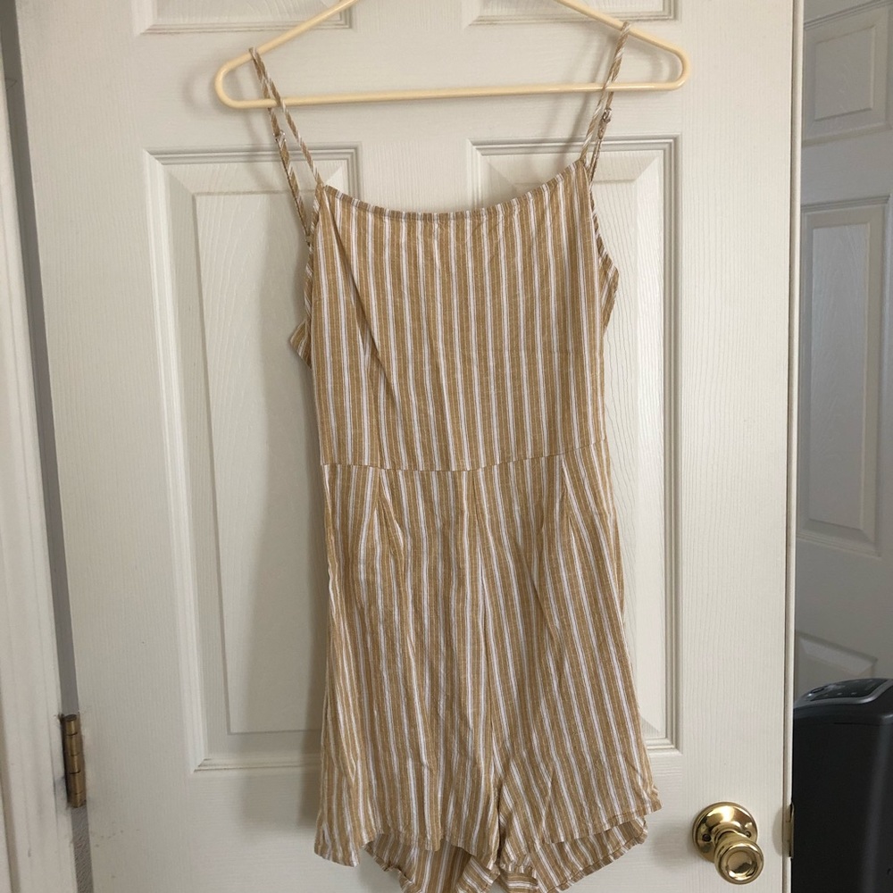 pac sun open back romper
